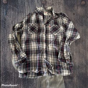 Levi flannel shirt